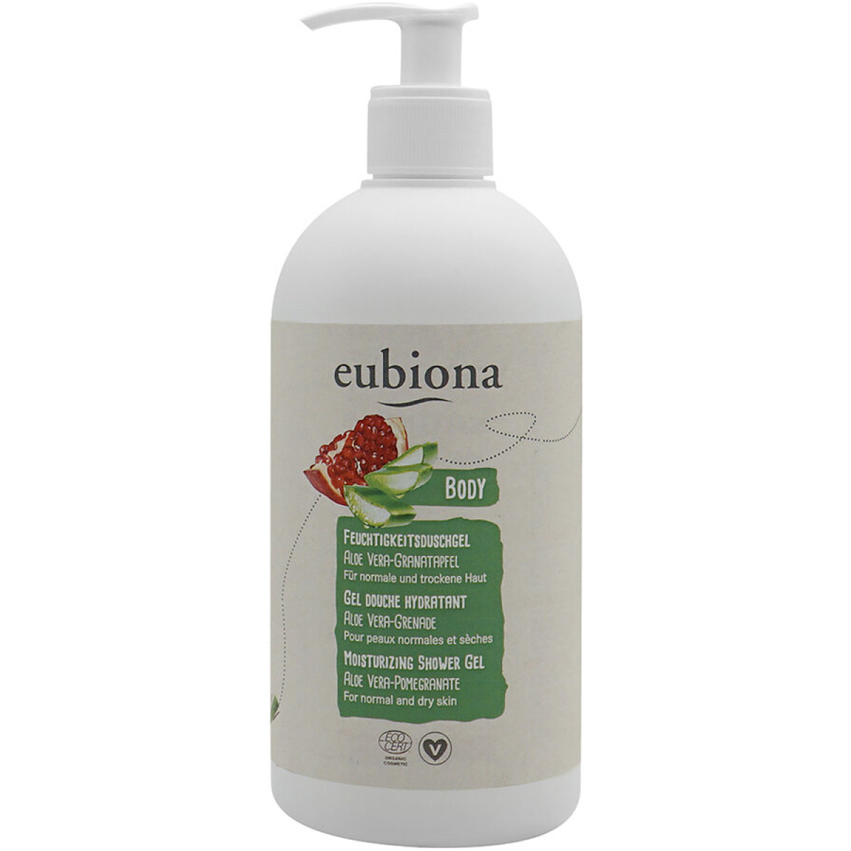 Feuchtigkeitsduschgel Aloe Vera von Eubiona | Bio, vegan...