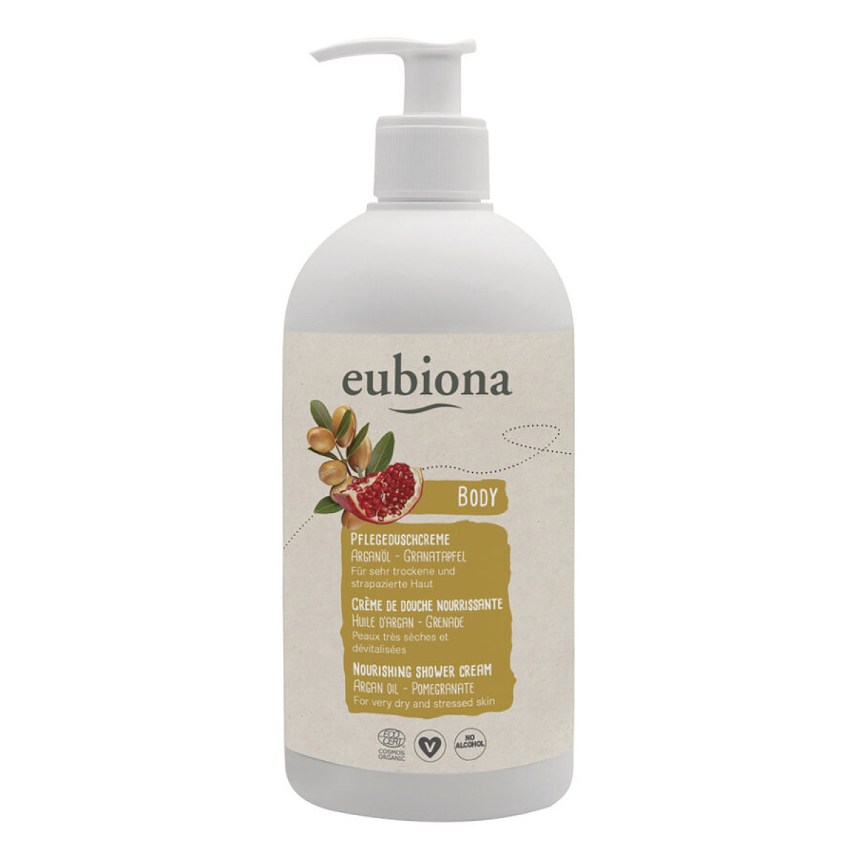 Pflegeduschcreme ArganölGranatapfe von Eubiona | Bio, veg...
