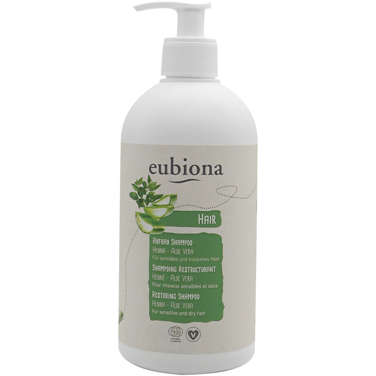 Shampoo Aufbau Henna Aloe Vera NFP von Eubiona | Bio, veg...