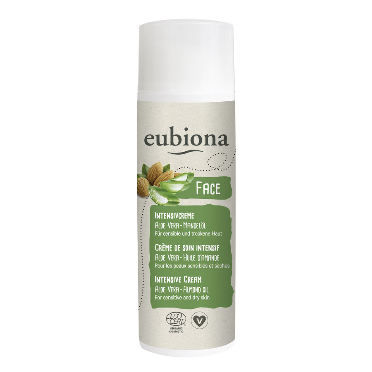 Intensivcreme Aloe Vera-Mandelöl von Eubiona | Bio, vegan...
