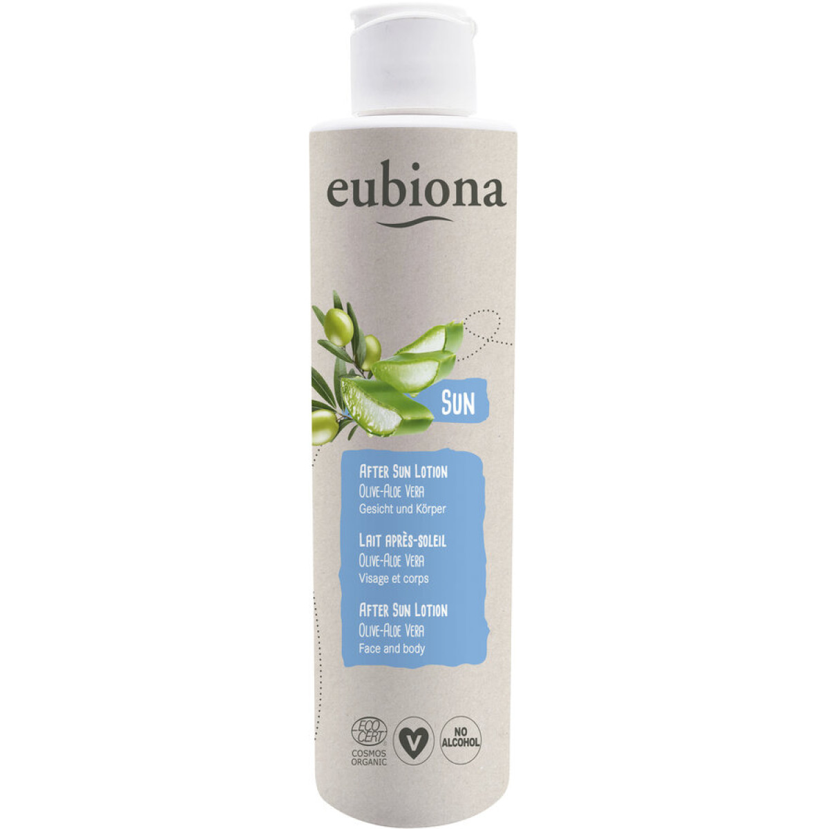 After Sun Lotion Olive-Aloe Vera von Eubiona | Bio, vegan...