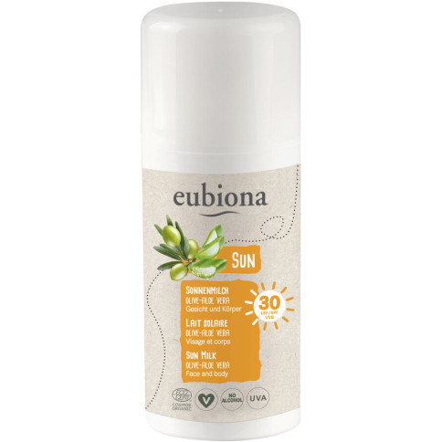 Sonnenmilch LSF30 Olive Aloe Vera von Eubiona | Bio, vega...