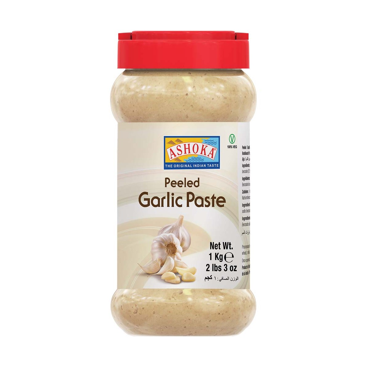 Geschälte Knoblauch Paste ASHOKA Kräuter Gewürze online günstig kaufen im Shop für B2B Kunden
