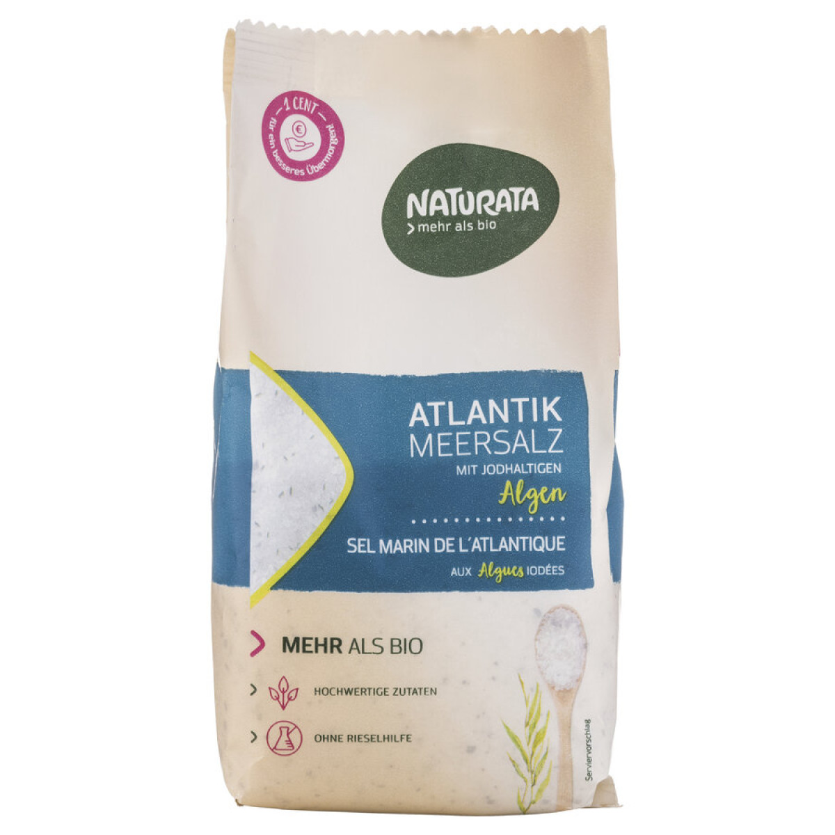 Meersalz mit Bio-Algen (Spanien) von Naturata | Bio, vega...