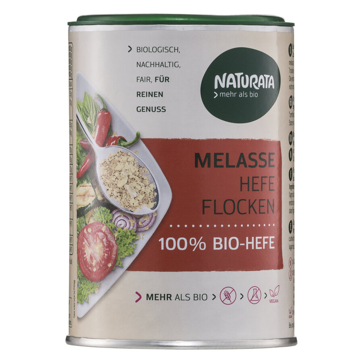 Bio Melasse Hefeflocken von Naturata | Bio, vegan | Sojas...