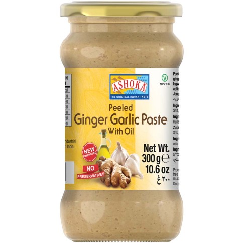 Ingwer Knoblauch Paste in Öl ASHOKA Kräuter Gewürze online günstig kaufen im Shop für B2B Kunden