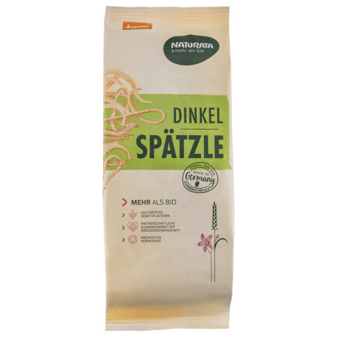 Spätzle Dinkel hell demeter von Naturata | Bio, vegan, De...