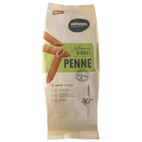 Dinkel-VK-Penne demeter von Naturata | Bio, vegan, Demete...