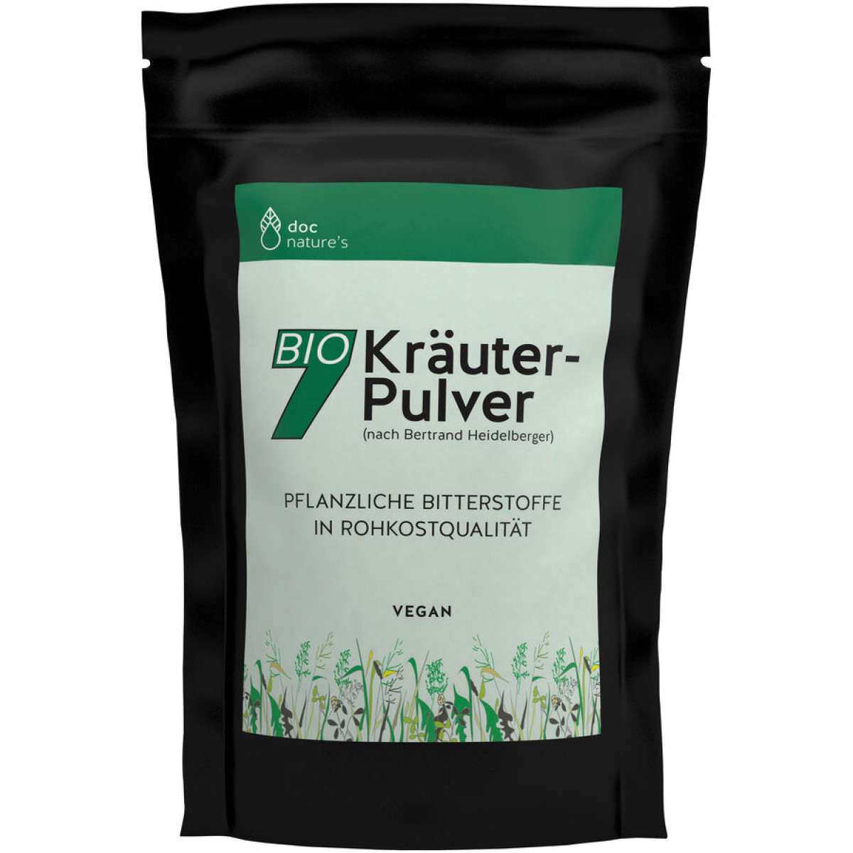 7 Kräuter Pulver- NFP von Doc Nature(G&L) | Bio, vegan...