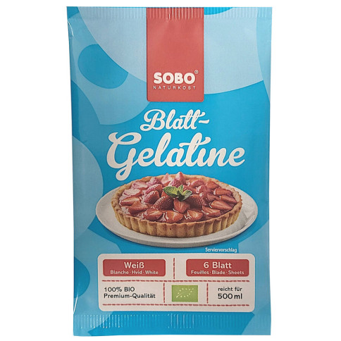 Sobo Gelatine Blatt bio von Sobo | Bio | Backzutaten onli...