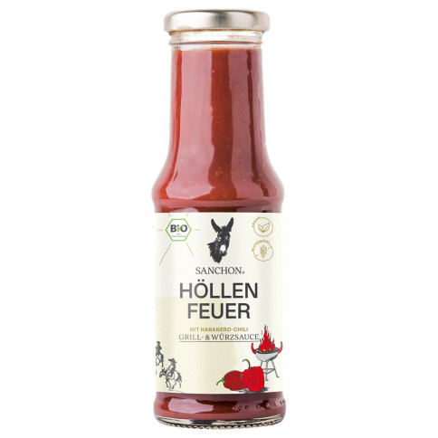 Höllenfeuer Sauce Sanchon von Sanchon | Bio, vegan | Fert...