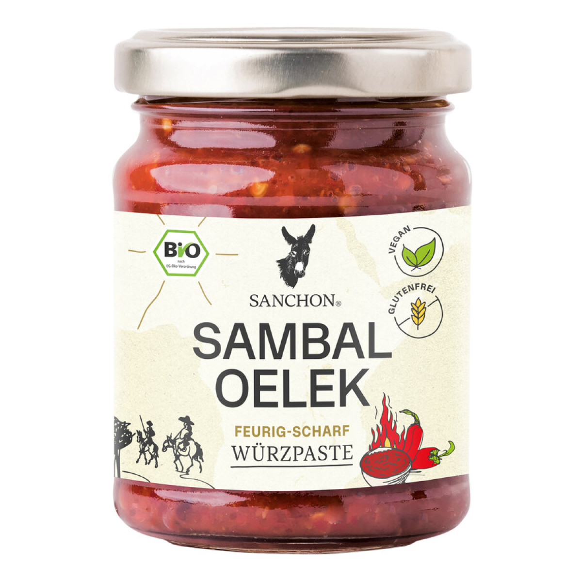 Sambal Oelek scharf Sanchon von Sanchon | Bio, vegan | Fe...