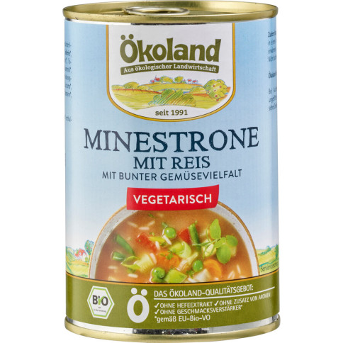 Minestrone mit Reis vegetarisch von Ökoland | Bio | Ferti...