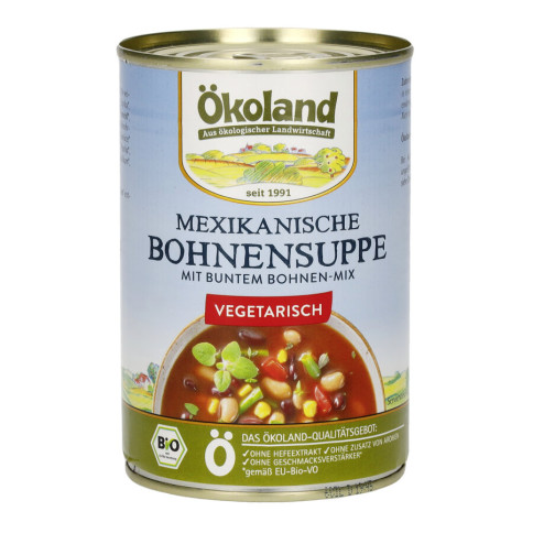 Mexikanische Bohnensuppe vegetarisc von Ökoland | Bio | F...