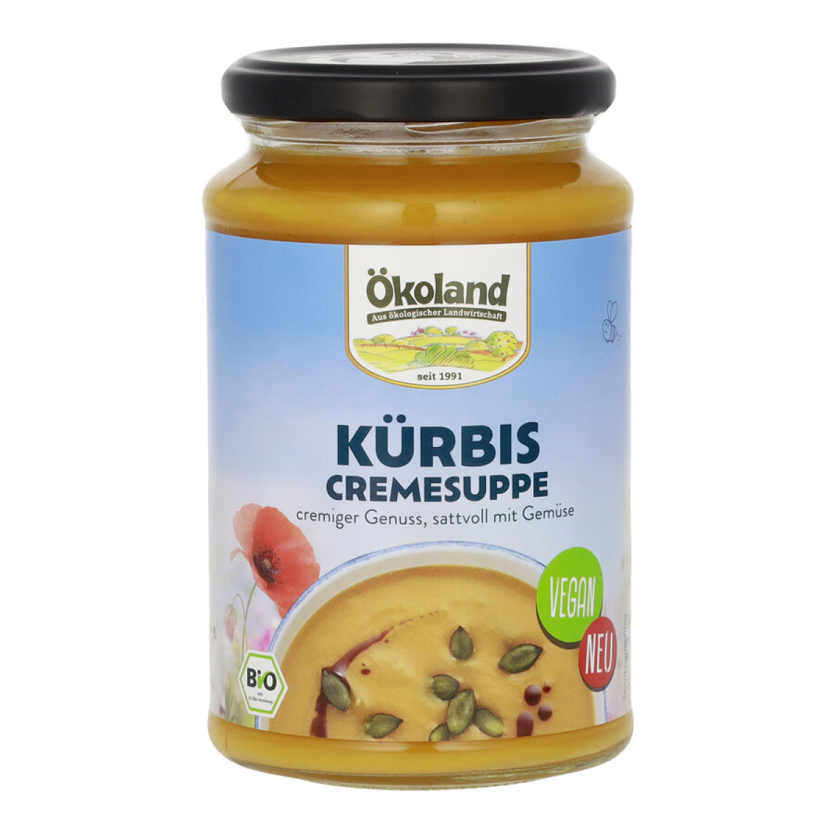Kürbis Cremesuppe Ökoland von Ökoland | Bio, vegan, lakto...