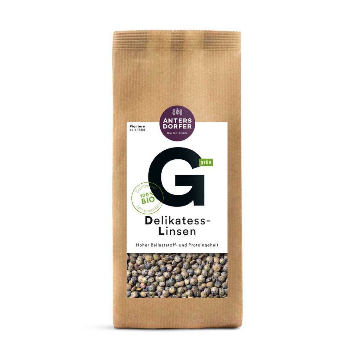 Delikatess Linsen (grün) von Antersdorfer | Bio, vegan...