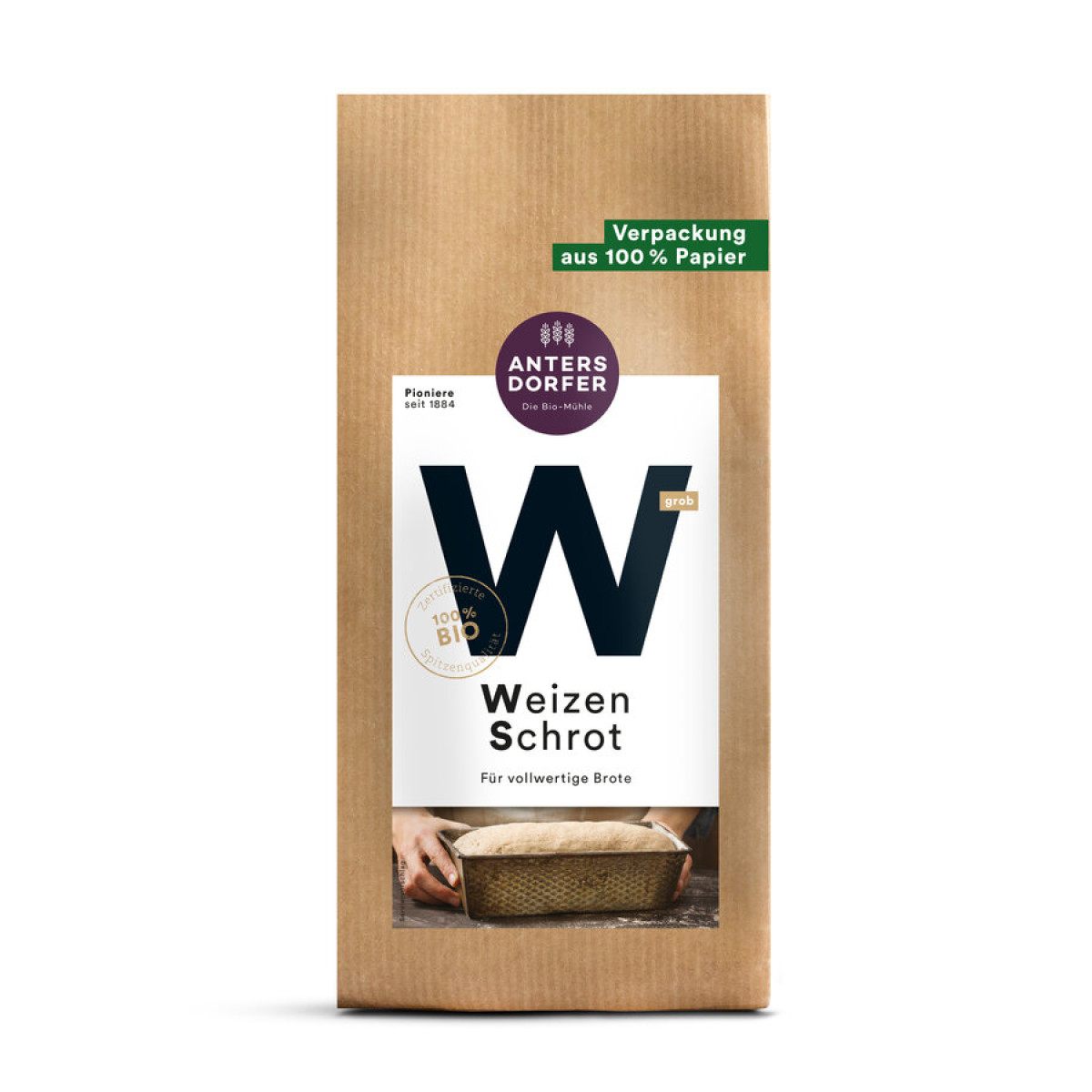 Weizen Schrot von Antersdorfer | Bio, vegan | Getreide on...