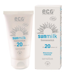 Sonnenmilch Sensitive LSF 20 von Eco cosmetics | Bio, veg...