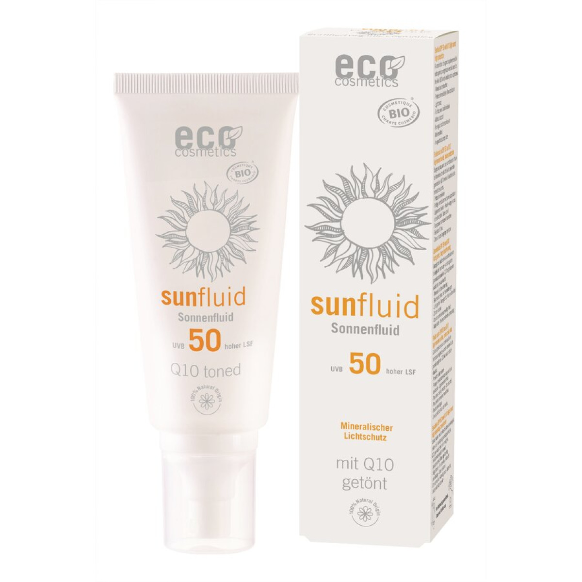 Sonnenspray Q10 LSF 50 getönt von Eco cosmetics | Bio, ve...