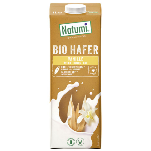 Haferdrink Vanilla von Natumi | Bio, vegan, laktosefrei...