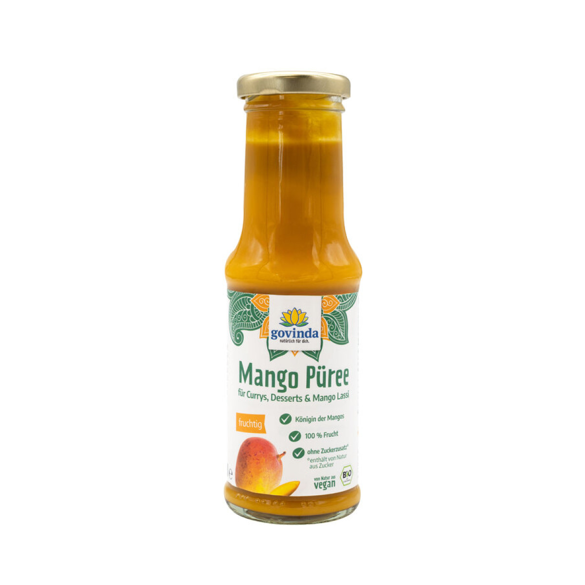 Mango Püree von Govinda | Bio, vegan, laktosefrei | Fruch...