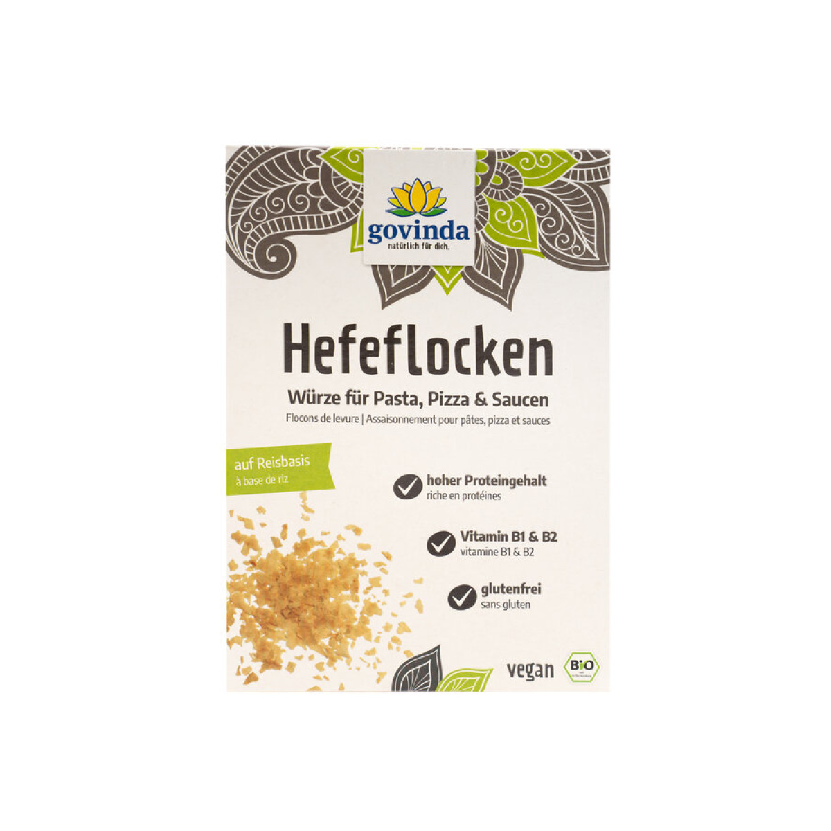 Hefeflocken auf Reisbasis von Govinda | Bio, vegan, lakto...