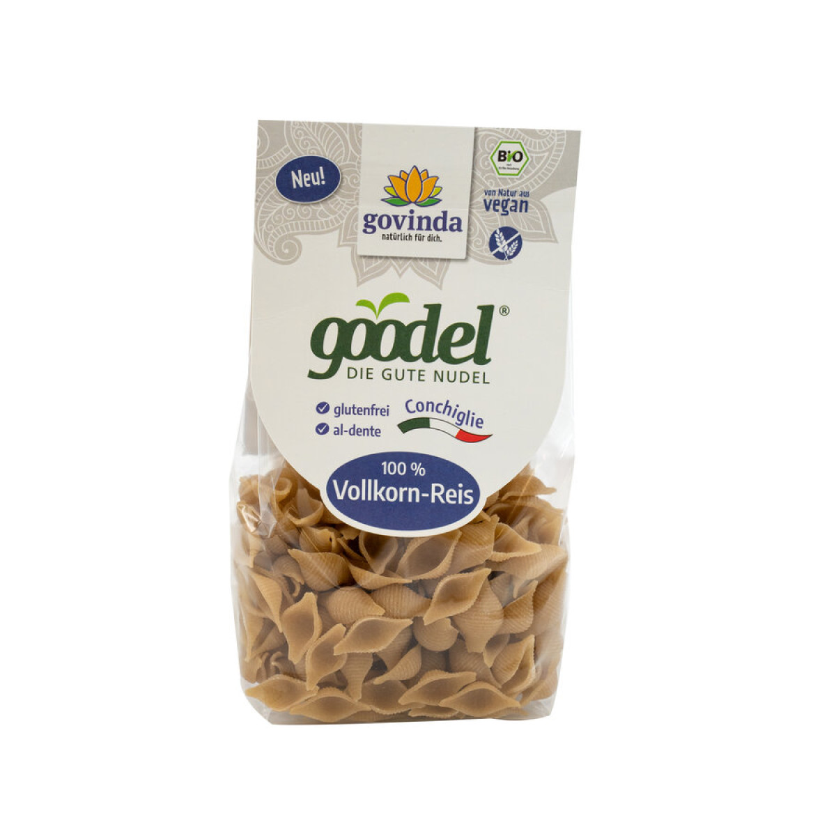 Conchiglie Vollkornreis Goodel von Govinda | Bio, vegan...