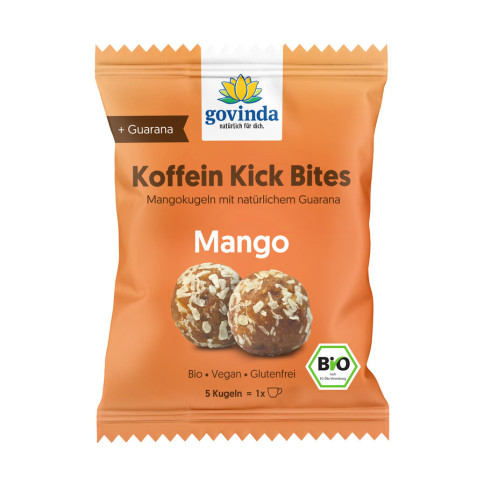 Koffein Kick Bites Mango von Govinda | Bio, vegan, laktos...