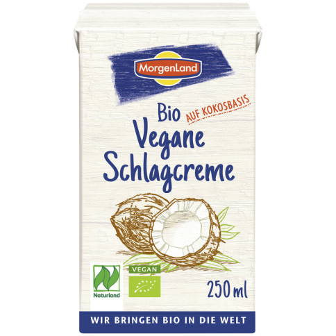 Vegane kokos Schlagcreme Morgenland von Morgenland | Bio...