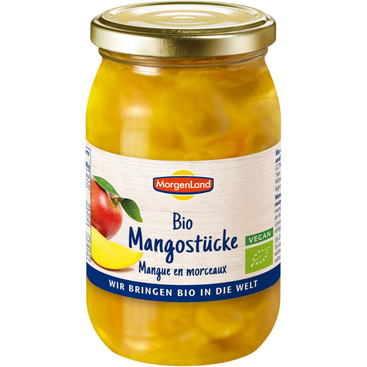 Mangostücke im Glas Morgenland von Morgenland | Bio, vega...