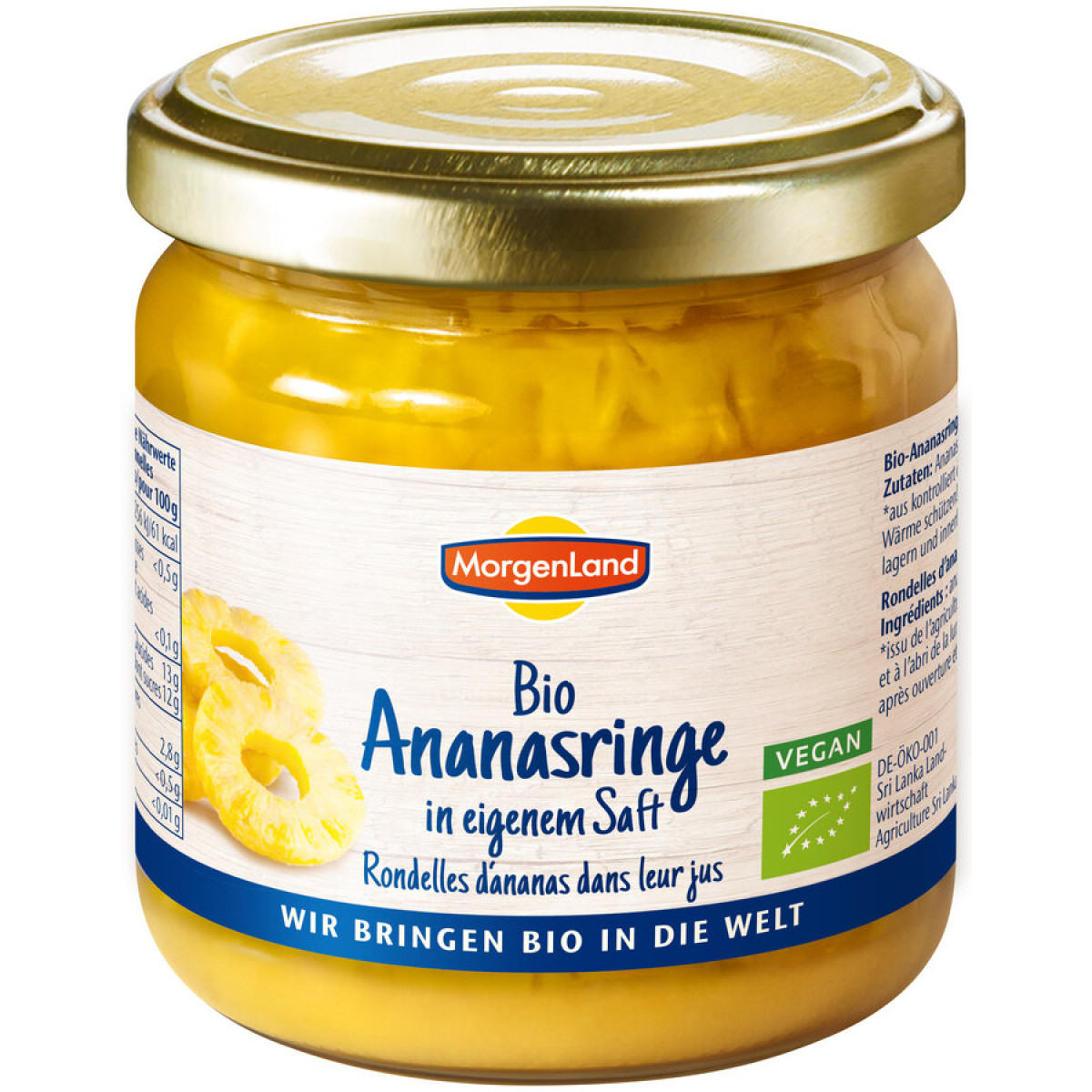 Ananas Ringe Morgenland von Morgenland | Bio, vegan, lakt...