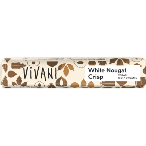 White Nougat Crisp Riegel von Vivani | Bio, vegan | Riege...