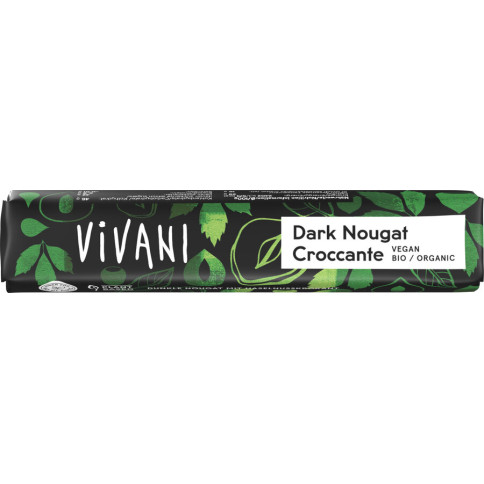 Dark Nougat Croccante Riegel von Vivani | Bio, vegan | Ri...