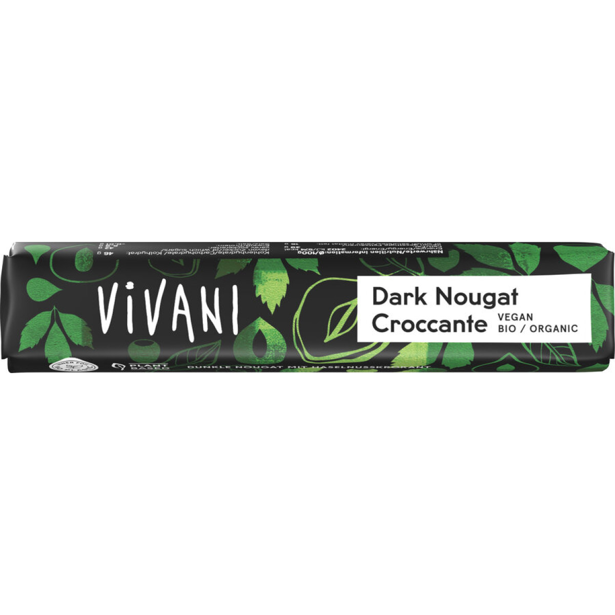 Dark Nougat Croccante Riegel von Vivani | Bio, vegan | Ri...