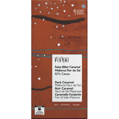 Feine Bitter Caramel Mallorca Flor von Vivani | Bio, vega...