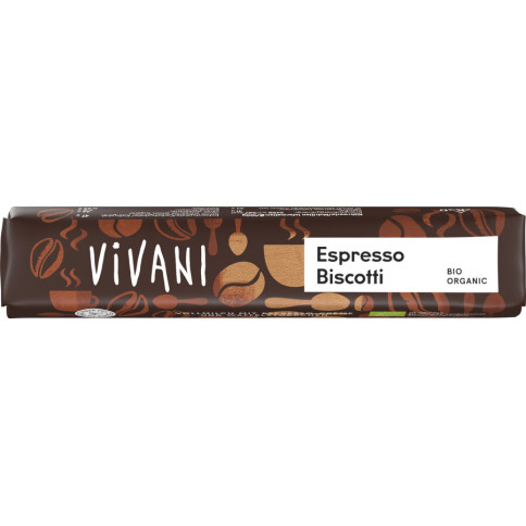 Espresso Biscotti Schokoriegel von Vivani | Bio | Riegel...