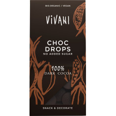 Choc Drops 100% Cacao von Vivani | Bio, vegan | Schokolad...