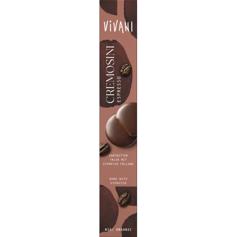 Cremosini Espresso ZB Taler von Vivani | Bio | Schokolade...