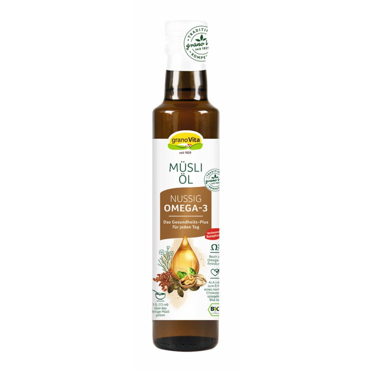 Müsli Öl nussig von GranoVita | Bio, vegan, laktosefrei...