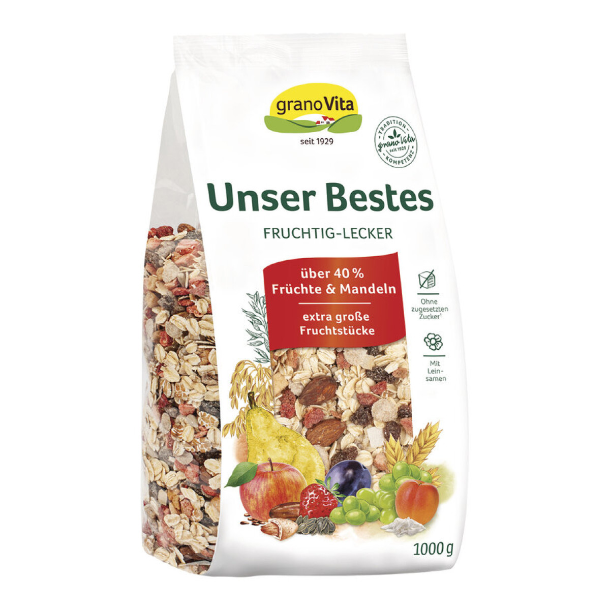 Unser Bestes Fruchtig Lecker konv von GranoVita | vegan...