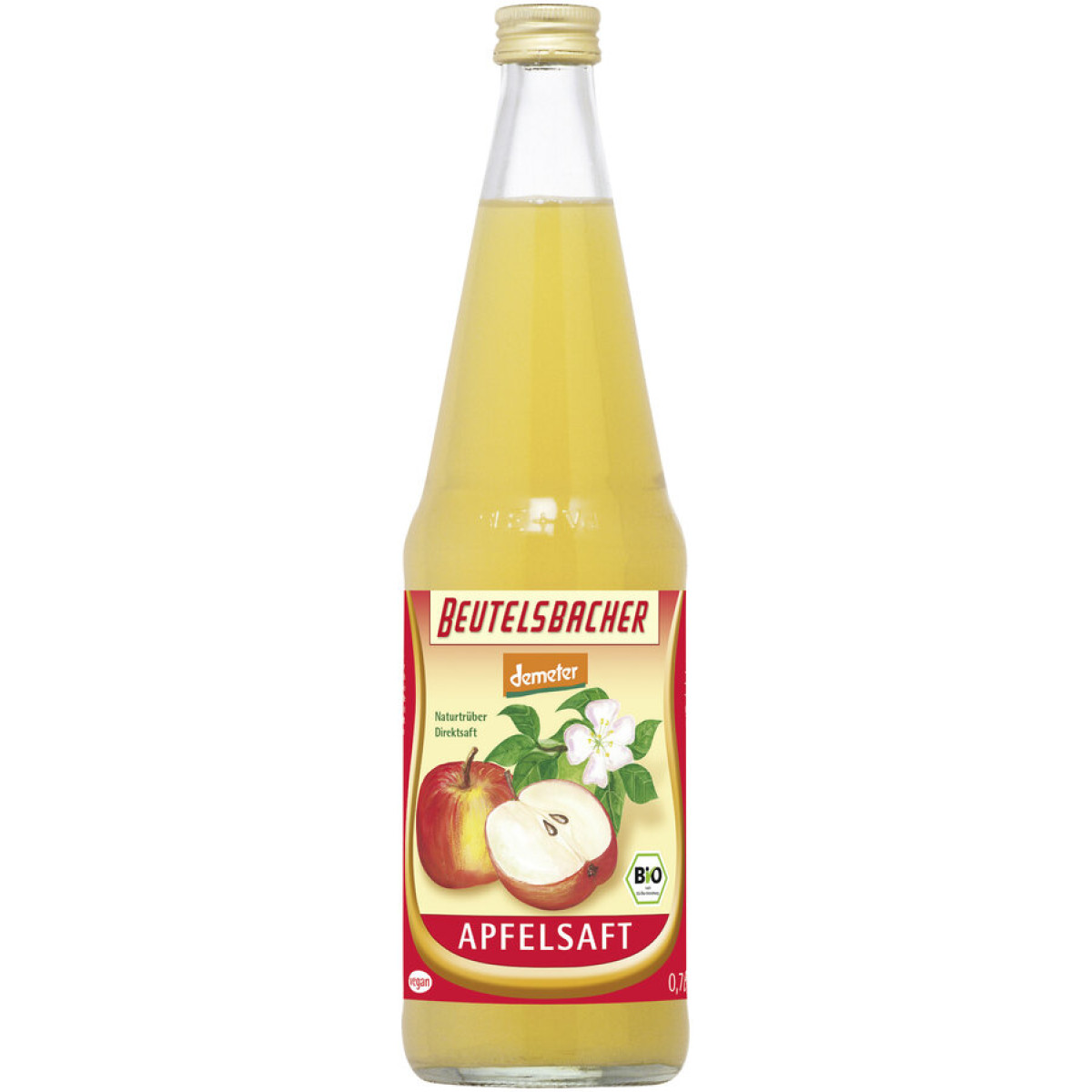 Apfelsaft demeter naturtrüb von Beutelsbacher | Bio, vega...