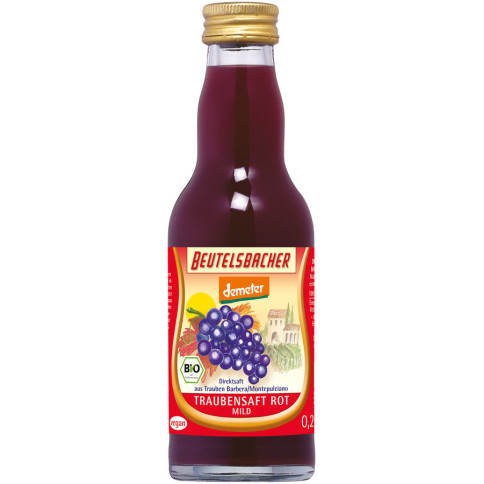 Traubensaft rot Barbera demeter von Beutelsbacher | Bio...