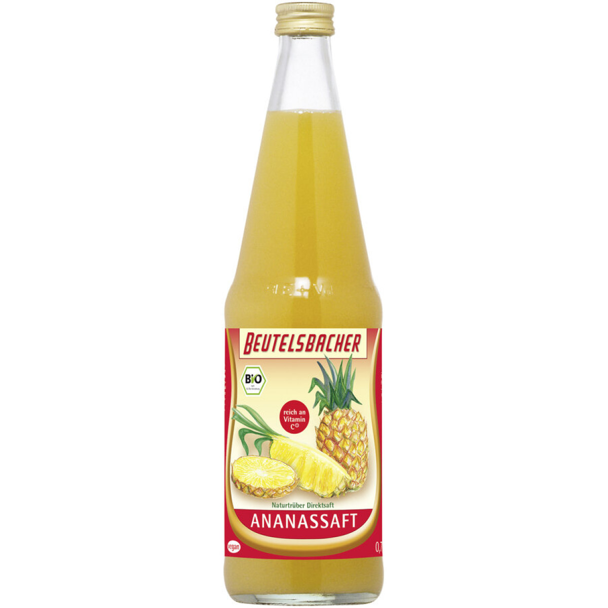 Ananassaft von Beutelsbacher | Bio, vegan | Fruchtsäfte o...