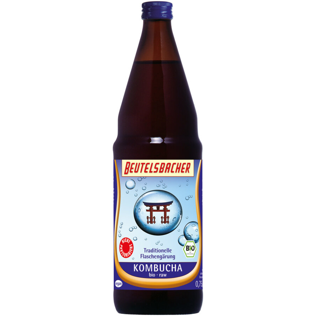 Kombucha 2% Vol. von Beutelsbacher | Bio, vegan | Erfrisc...