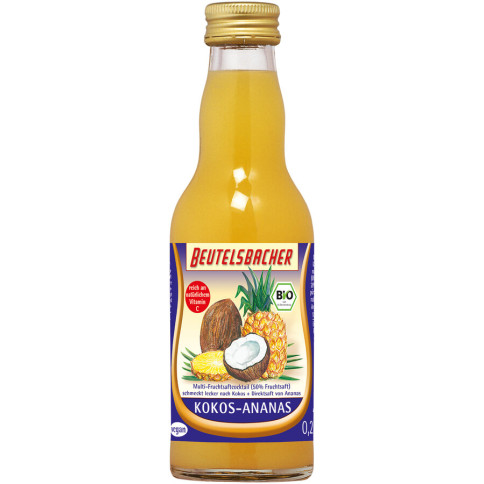 Kokos-Ananas Multi-Fruchtcocktail von Beutelsbacher | Bio...