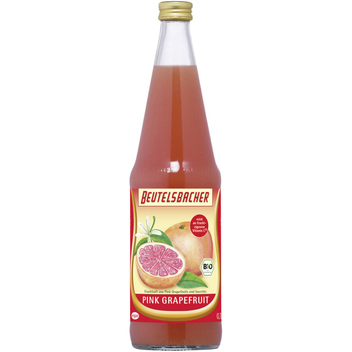 Pink Grapefruit Direksaft von Beutelsbacher | Bio, vegan...