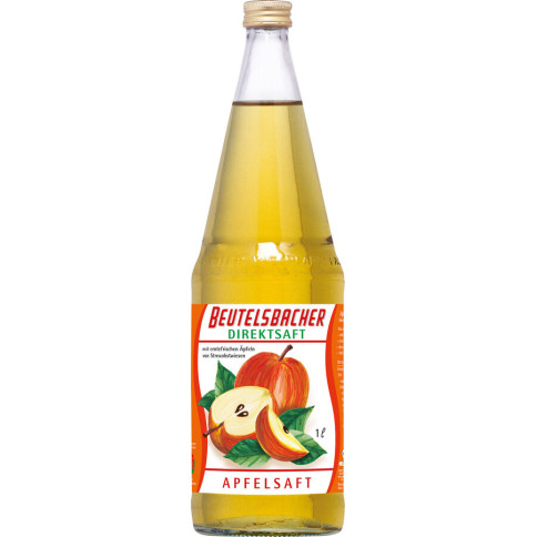 Apfelsaft klar von Beutelsbacher | Bio, vegan | Fruchtsäf...
