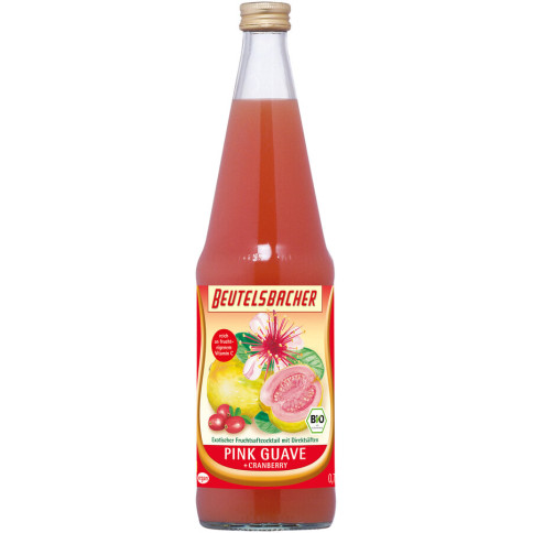 Pink Guave Fruchtsaftcocktail von Beutelsbacher | Bio, ve...
