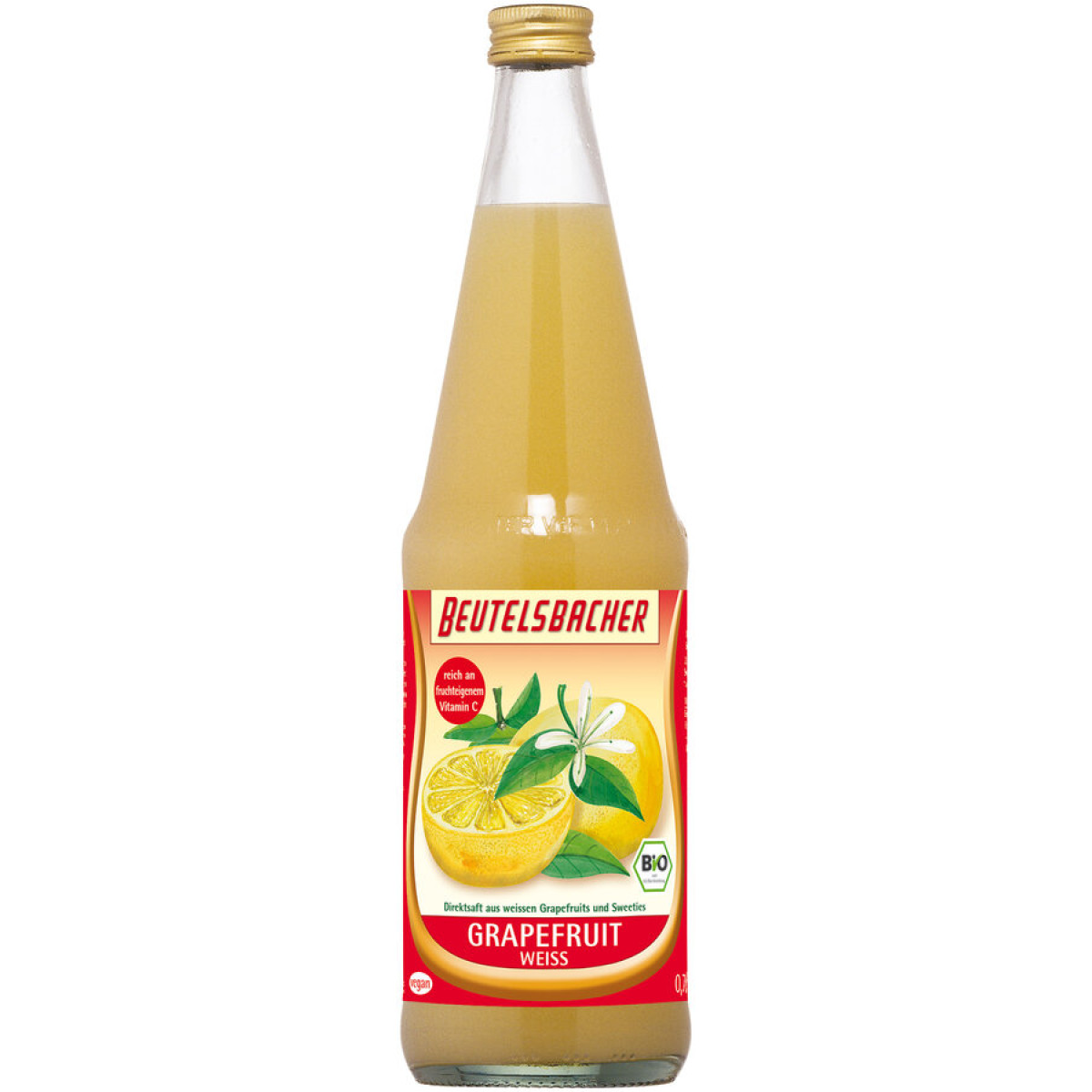 Grapefruit Direktsaft weiss von Beutelsbacher | Bio, vega...