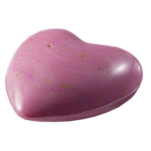 Seife Herz Rosenblütenbl. Pink von Saling | Bio | Seife k...